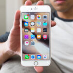 Cell phone Silver photo review